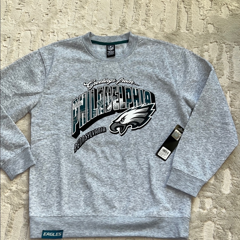 Philadelphia Eagles 🦅“Greetings from Philadelphia” Gray Sweatshirt